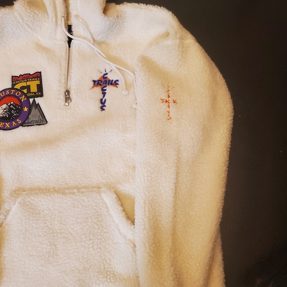 Travis Scott Cactus Trails half zip Sherpa Hoodie - Picture 7 of 9